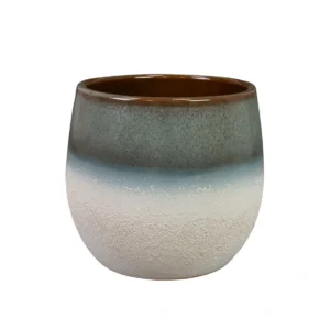 Osłonka ceramiczna Fem sky blue 15x13 cm