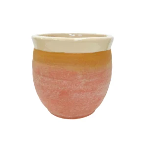 Osłonka ceramiczna różowo-pomarańczowa