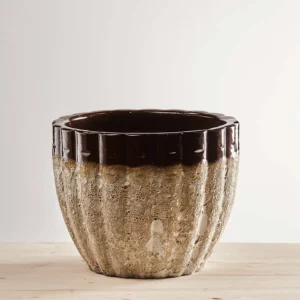 Osłonka brązowa melon egg brown 27x22 cm